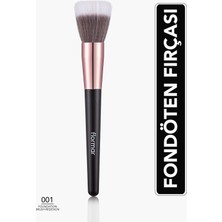 Flormar Düz Uçlu Silindir Fondöten Fırçası - Foundation Brush - 001 - 8690604597666