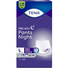 Tena Proskin Pants Night Büyük Beden Emici Külot 30 Adet 100-135 cm Yatarken Koruma Özelliği