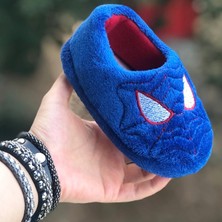 Mychild Spiderman Figürlü Çocuk Panduf ,ev Ayakkabısı , Kaydırmaz Taban Panduf , Anaokulu Kreş Ayakkabısı,warm