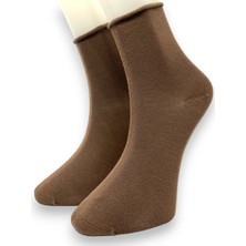 Ciho Socks Premium 5 Çift Kadın Lastiksiz Bambu Dikişsiz Soket Çorap