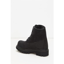 Cat 015Z101183 Vermont Fur Kadın Bot - Siyah Nubuk
