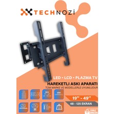 Technozi 19'' 49'' - 48/125 Ekran Led-Lcd-Plazma Tv Hareketli Askı Aparatı