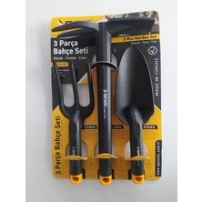 Sgs 3 Parça Bahçe Seti - Çapa Tırmık Kürek Set
