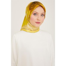 Armine Çiçek Desenli Twill İpek Eşarp 24Ya9100 87 86