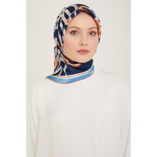 Armine Çiçek Desenli Twill İpek Eşarp 24Ya9123 5 83