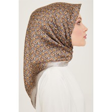 Armine Klasik Desenli Twill İpek Eşarp 24Ya9134 67 38