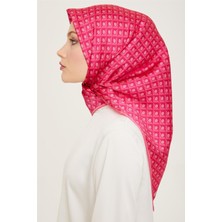 Armine Geometrik Desenli Twill İpek Eşarp 24Ya9109 53 05