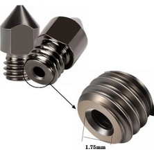 egc Teknoloji 0.4mm Sertleştirilmiş Çelik Mk8 Nozzle - Ender 3/CR10 Uyumlu