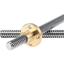egc Teknoloji 3D Yazıcı 150MM T8 Trapez Mil - 8 Hatve
