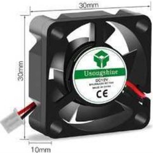 egc Teknoloji 12V 30X30X10MM Kare Fan - 3D Yazıcı Uyumlu