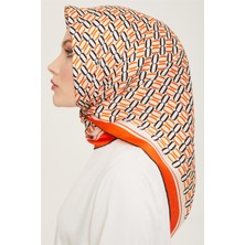 Armine Klasik Desenli Twill İpek Eşarp 24Ya9149 8 37