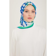 Armine Çiçek Desenli Twill İpek Eşarp 24Ya9123 5 54