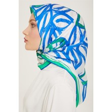 Armine Çiçek Desenli Twill İpek Eşarp 24Ya9123 5 54