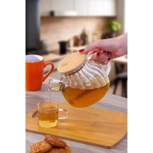 Cambu T.concept Cambu Lime 1 Lt Süzgeçli Borosilikat Cam Çaydanlık