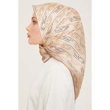 Armine Klasik Desenli Twill İpek Eşarp 24Ya9142 53 52