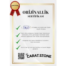 Carat Stone Gerçek Gümüşten Şık Tektaş Yüzük (Rodyum Kaplamalı Kararmaz)