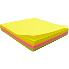 Noki Memo Stick Notes 75X75 mm Küp Neon Yapışkanlı Not Kağıdı 100 Yaprak 12042