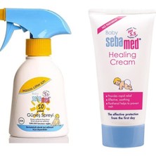 Sebamed Güneş Spreyi Spf 50 200 ml Bebe Bez Bölgesi Bakım Kremi 50 ml
