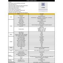 Lexron 11KW 120-500V Hv 2X100A Mppt Akıllı Inverter