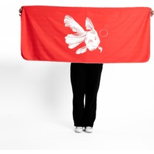 The Lucid Lab Soft Red Beta Fish Polar Şal
