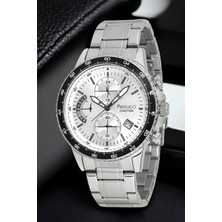 Ferrucci FCF.13689FM.03 Gümüş-Beyaz Renk Function Erkek Kol Saati+Bileklik ZMFER149