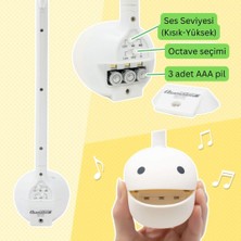 Otamatone Japon Müzik Aleti (Beyaz Renk, Standart Boy)