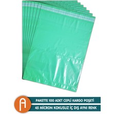 ALC Kargo Poşeti Cepli 30X38+5 Yeşil (100'LÜ Paket)