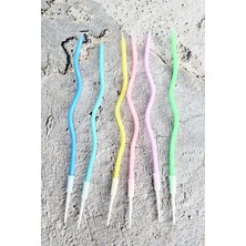 Pekshop Pasta Mumu Spiral Makaron Renk Mum 6 Lı