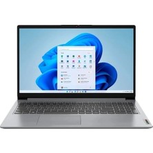 Lenovo Ideapad 1 Amd Ryzen 7 5700U 12GB Ram 256GB SSD 15.6" Fullhd Windows 11 Taşınabilir Bilgisayar 82R4006GTR + Çanta Hediye Serytech