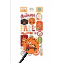 Piksel Grafik Sonbahar Temalı Sticker, Autumn Sticker