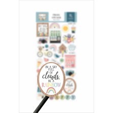 Piksel Grafik New Day Planlayıcı Sticker, Renkli Stickerlar