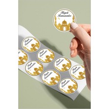 Piksel Grafik Hayırlı Ramazanlar - Ramazan Süsleme, Hediye, Paketleme Sticker - A5