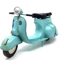 Toptan Bulurum Jayland, Vintage El Yapımı Metal Italyan Vespa Mavi Scooter