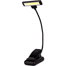 Ayt Powermaster 12 Volt T8 LED Lamba 30CM Masa Lambası Akrobat Tutturmalı Aydınlatma Kitap Okuma Lambası Maşalı