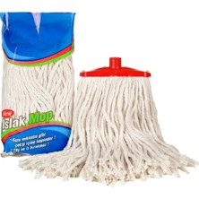 Tilbe Home Örgülü Mikro Fiber Mop Bezi Çok Amaçlı Pamuklu Islak Mop Başlığı 30 cm