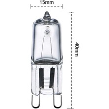 Beko Profilo Fırın Iç Aydınlatma Lambası 40W Kapsül Lamba 2800K Işık Halojen Ampul 300°C