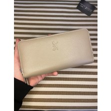 Sanat Leather SL-2155 Çift Fermuarlı 16 Adet Kart Giriş Bölmeli  Deri Unisex Cüzdan Sanat Leather