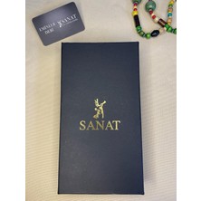 Sanat Leather SL-2155 Çift Fermuarlı 16 Adet Kart Giriş Bölmeli Hakiki Deri Unisex Cüzdan Sanat Leather