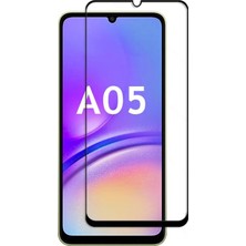 Cepstok Samsung Galaxy A05 Kırılmaz Cam 5D Tam Kaplayan 9H Temperli Ekran Koruyucu