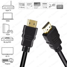 BK Teknoloji HDMI Erkek-Erkek Kablo 3D Full Hd 1080P 1 Metre