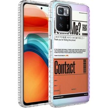 Xiaomi Redmi 10 Kılıf Airbag Kenarlı Renkli Desenli Silikon Elegans Kapak