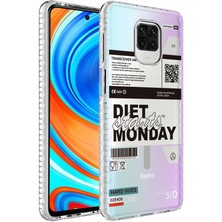 Xiaomi Redmi Note 9s Kılıf Airbag Kenarlı Renkli Desenli Silikon Elegans Kapak