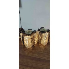 Kordelya Design Yılbaşı Ağacı Altı LED Işıklı Kutu