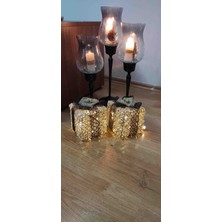 Kordelya Design Yılbaşı Ağacı Altı LED Işıklı Kutu