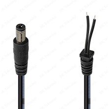 Standart Uçlu 5.5x2,5mm Notebook Adaptör Tamir Kablosu - 2 Adet