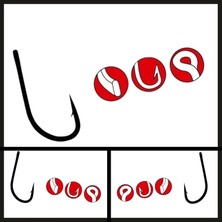 Gamakatsu Uyguna-Yakala No:6  10 Adet Gamakatsu A1G-CARP Specimenteflon İĞNE-İĞN.625