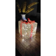 Kordelya Design Yılbaşı Ağacı Altı LED Işıklı Kutu