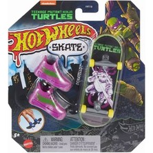 Hot Wheels Skate Temalı Parmak Kaykay ve Ayakkabı Donatello HVK35