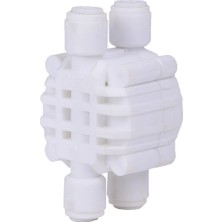 Kaynak Su Arıtma Su Arıtma Cihazı Için 6mm Shut-Off Valf 4 Yollu Quick Vana