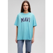 Mavi Logo Baskılı Yeşil Tişört 1600843-71463